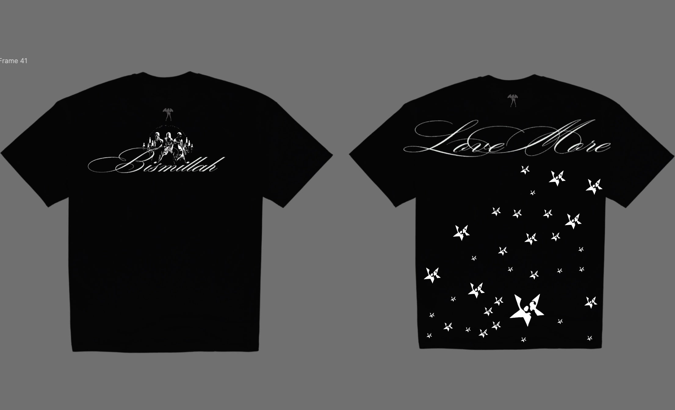 LONGSLEEVE BSY2DWRLD " LOVE MORE"  TEE (UNISEX)