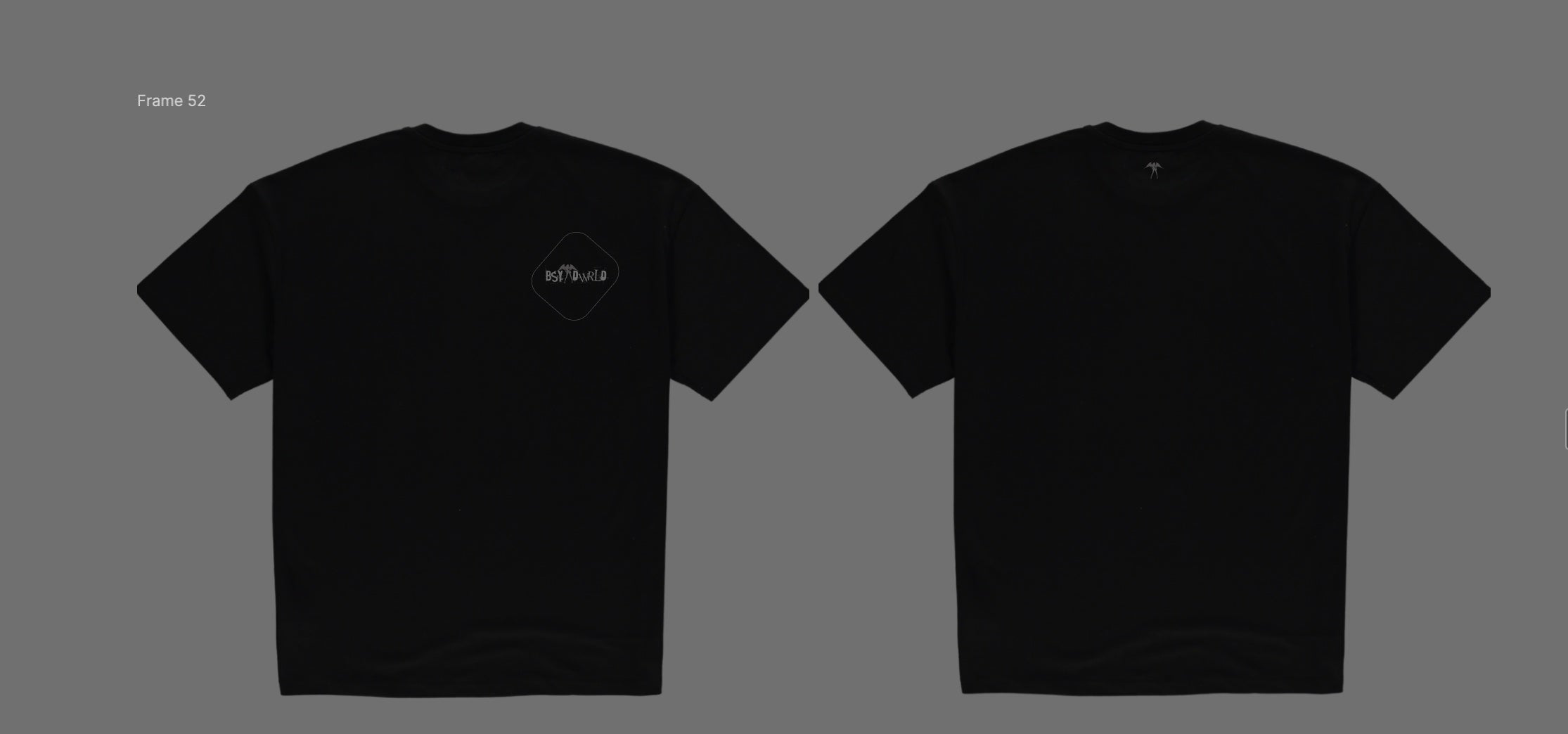 SHORT SLEEVE BSY2DWRLD BASIC TEE (UNISEX)